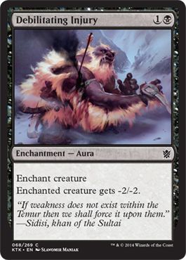 Debilitating Injury 068/269 Khans of Tarkir Singles