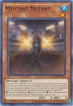 Myutant Mutant - BACH-EN019 - Common 1st Edition Battle of Chaos 1st Edition Singles