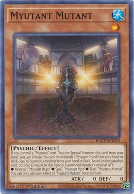 Myutant Mutant - BACH-EN019 - Common 1st Edition Battle of Chaos 1st Edition Singles
