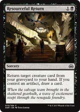 Resourceful Return 070/184 Aether Revolt Singles (Español)