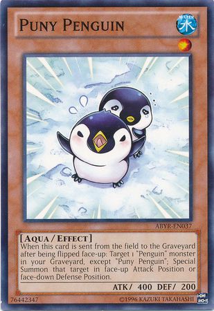 Puny Penguin - ABYR-EN037 - Common Unlimited Abyss Rising Unlimited Singles