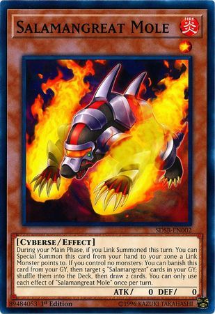 Salamangreat Mole - SDSB-EN002 - Common 1st Edition Structure Deck: Soulburner Singles