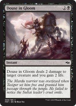 Douse in Gloom 068/185 Fate Reforged Singles (Español)
