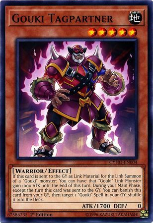 Gouki Tagpartner - CYHO-EN004 - Common 1st Edition Cybernetic Horizon 1st Edition Singles