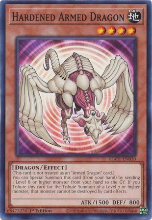 Hardened Armed Dragon - EGO1-EN010 - Common 1st Edition Egyptian God Deck: Obelisk the Tormentor 1st Edition Singles