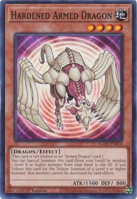 Hardened Armed Dragon - EGO1-EN010 - Common 1st Edition Egyptian God Deck: Obelisk the Tormentor 1st Edition Singles