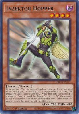 Inzektor Hopper - GRCR-EN041 - Rare 1st Edition The Grand Creators 1st Edition Singles