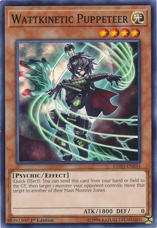 Wattkinetic Puppeteer - EXFO-EN034 - Common 1st Edition Extreme Force [EXFO] 1st Edition Singles