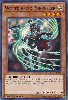 Wattkinetic Puppeteer - EXFO-EN034 - Common 1st Edition Extreme Force [EXFO] 1st Edition Singles