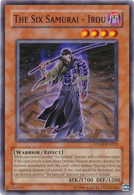 The Six Samurai - Irou - STON-EN012 - Common Unlimited Strike of Neos [STON] Unlimited Singles