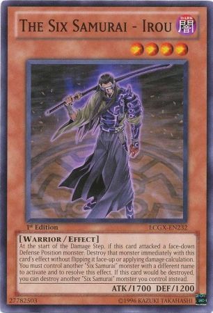 The Six Samurai - Irou - LCGX-EN232 - Common 1st Edition Legendary Collection 2 1st Edition Singles