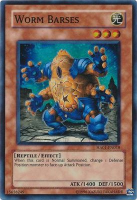 Worm Barses - HA01-EN018 - Super Rare Unlimited Hidden Arsenal 1 [HA01] Unlimited Singles