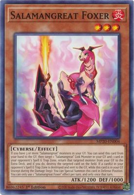Salamangreat Foxer - MP20-EN004 - Common 1st Edition 2020 Mega-Tin: Lost Memories 1st Edition Singles