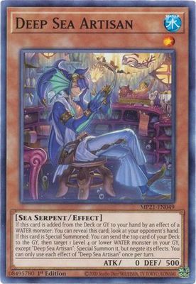 Deep Sea Artisan - MP21-EN049 - Common 1st Edition 2021 Mega-Tin: Ancient Battles 1st Edition Singles