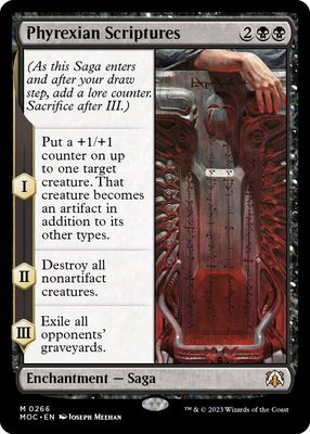 Phyrexian Scriptures - Commander: March of the Machine (MOC) Commander: March of the Machine