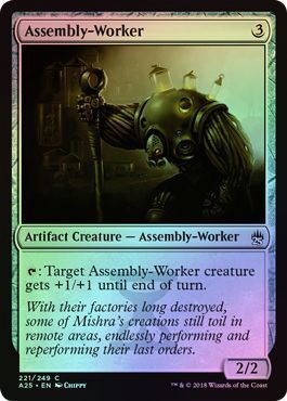Assembly-Worker 221/249 - Foil Masters 25 Foil Singles