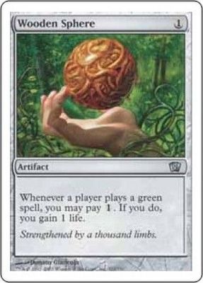 Wooden Sphere MTG 8th Edition Singles