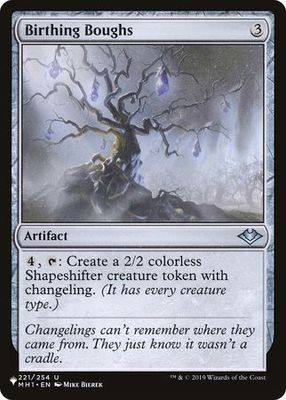 Birthing Boughs 221/254 - The List The List Singles (Español)