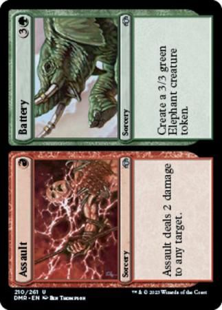 Assault // Battery 210/261 Dominaria Remastered Singles