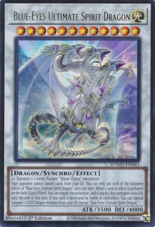 Blue-Eyes Ultimate Spirit Dragon - SDWD-EN043 - Ultra Rare 1st Edition Blue-Eyes White Destiny [SDWD] 1st Edition Singles