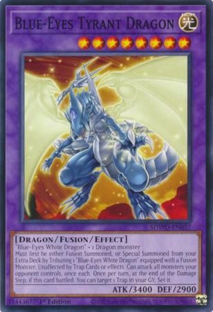 Blue-Eyes Tyrant Dragon - SDWD-EN037 - Common 1st Edition Blue-Eyes White Destiny [SDWD] 1st Edition Singles