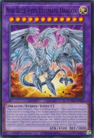 Neo Blue-Eyes Ultimate Dragon - SDWD-EN035 - Common 1st Edition Blue-Eyes White Destiny [SDWD] 1st Edition Singles