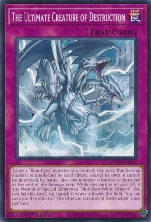 The Ultimate Creature of Destruction - SDWD-EN029 - Common 1st Edition Blue-Eyes White Destiny [SDWD] 1st Edition Singles
