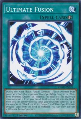 Ultimate Fusion - SDWD-EN021 - Common 1st Edition Blue-Eyes White Destiny [SDWD] 1st Edition Singles