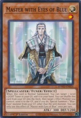 Master with Eyes of Blue - SDWD-EN014 - Common 1st Edition Blue-Eyes White Destiny [SDWD] 1st Edition Singles