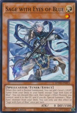 Sage with Eyes of Blue - SDWD-EN013 - Common 1st Edition Blue-Eyes White Destiny [SDWD] 1st Edition Singles