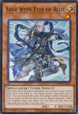 Sage with Eyes of Blue - SDWD-EN013 - Common 1st Edition Blue-Eyes White Destiny [SDWD] 1st Edition Singles