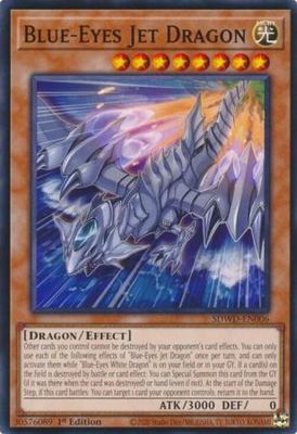Blue-Eyes Jet Dragon - SDWD-EN006 - Common 1st Edition Blue-Eyes White Destiny [SDWD] 1st Edition Singles