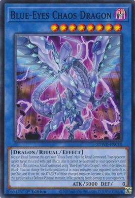 Blue-Eyes Chaos Dragon - SDWD-EN010 - Common 1st Edition Blue-Eyes White Destiny [SDWD] 1st Edition Singles
