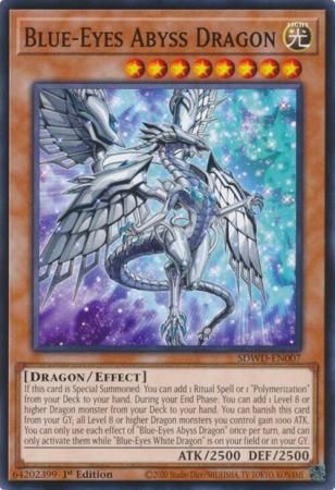 Blue-Eyes Abyss Dragon - SDWD-EN007 - Common 1st Edition Blue-Eyes White Destiny [SDWD] 1st Edition Singles