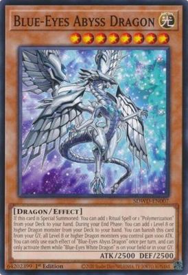 Blue-Eyes Abyss Dragon - SDWD-EN007 - Common 1st Edition Blue-Eyes White Destiny [SDWD] 1st Edition Singles