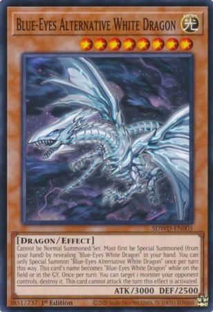 Blue-Eyes Alternative White Dragon - SDWD-EN005 - Common 1st Edition Blue-Eyes White Destiny [SDWD] 1st Edition Singles