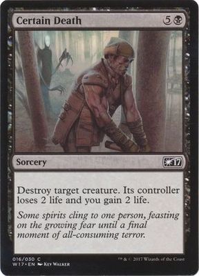 Certain Death - 16/30 - W17 Promo Welcome Deck 2017 English Singles (Español)