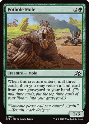 Pothole Mole - Aetherdrift (DFT) Aetherdrift