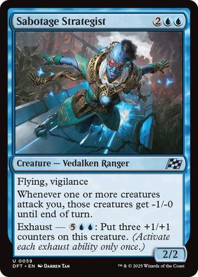 Sabotage Strategist - Aetherdrift (DFT) Aetherdrift