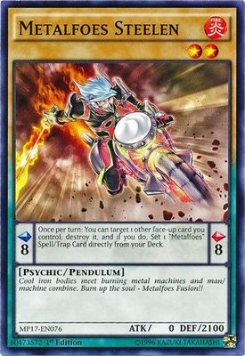 Metalfoes Steelen - MP17-EN076 - Common 1st Edition 2017 Mega-Tins 1st Edition Singles