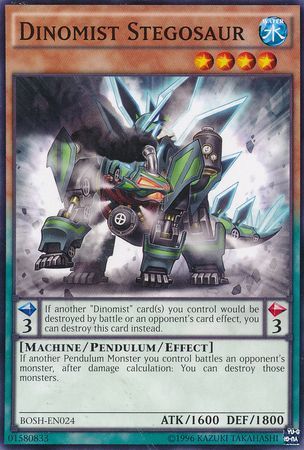Dinomist Stegosaur - BOSH-EN024 - Common Unlimited Breakers of Shadow Unlimited Singles