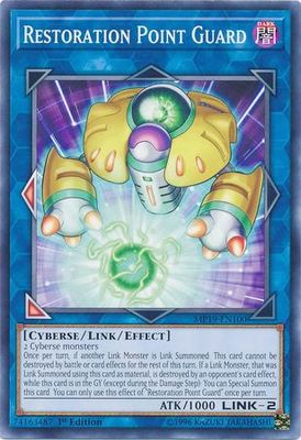 Restoration Point Guard - MP19-EN100 - Common 1st Edition Yu-Gi-Oh! 2019 Mega-Tins: Gold Sarcophagus Tin Mega Pack Singles (espanol)