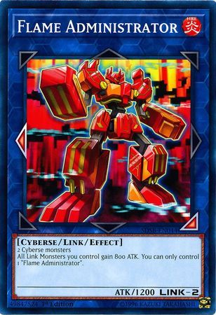 Flame Administrator - SDSB-EN044 - Common 1st Edition Structure Deck: Soulburner Singles