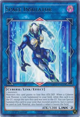 Space Insulator - MP19-EN020 - Rare 1st Edition Yu-Gi-Oh! 2019 Mega-Tins: Gold Sarcophagus Tin Mega Pack Singles (espanol)