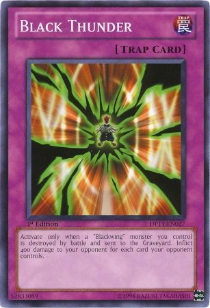 Black Thunder - DP11-EN027 - Common 1st Edition Duelist Pack: Crow [DP11] (espanol)