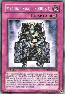 Machine King - 3000 B.C. - ABPF-EN074 - Common 1st Edition Absolute Powerforce [ABPF] 1st Edition Singles