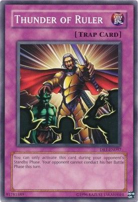 Thunder of Ruler - DR1-EN097 - Common Dark Revelation 1 DR1