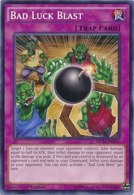 Bad Luck Blast - MP16-EN232 - Common 1st Edition Yu-Gi-Oh! 2016 Mega-Tins 1st Edition Singles (espanol)