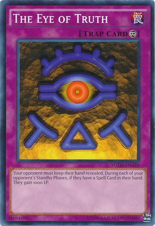 The Eye of Truth - YGLD-ENA39 - Common Unlimited Yugi&#39;s Exodia Deck Unlimited (YGLD-ENA) (espanol)