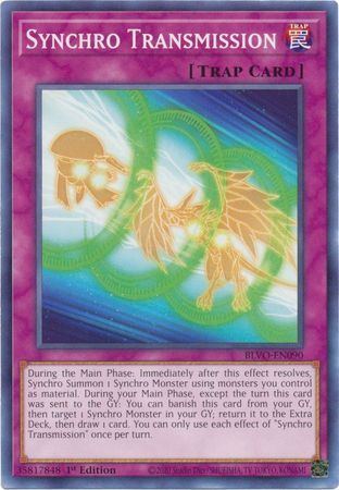 Synchro Transmission - BLVO-EN090 - Common 1st Edition Blazing Vortex 1st Edition Singles